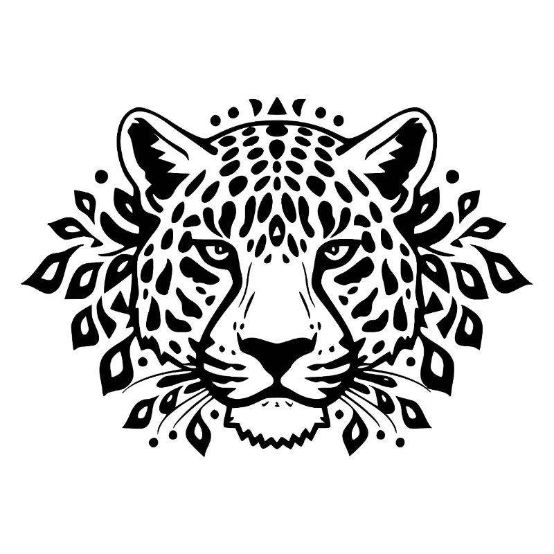 Leopard schwarz schwarzer Leopard