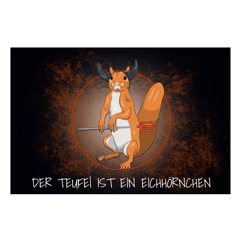 The Devil is a Squirrel Horror Halloween