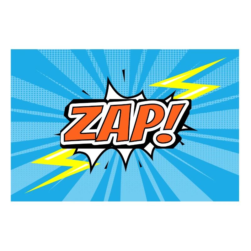ZAP! Comic Style Graffiti Lettering