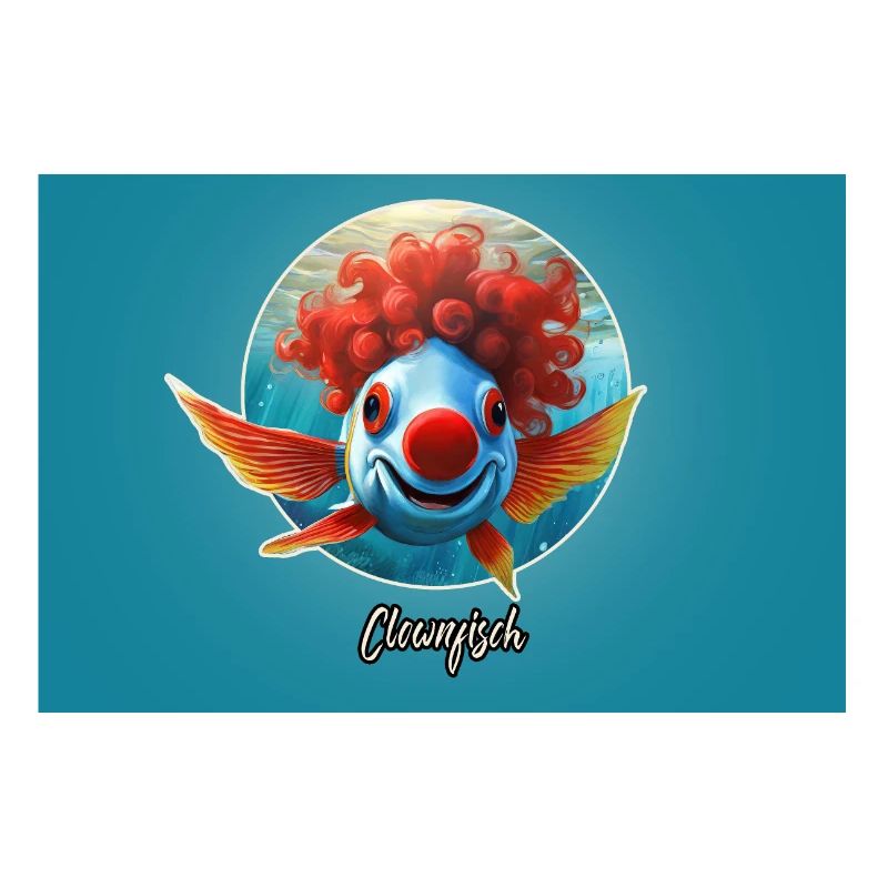 Pun ambiguous german expression - Clownfisch