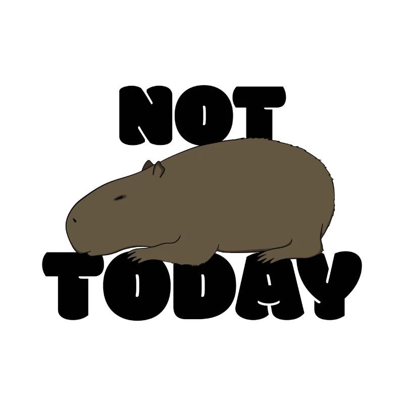 Pas aujourd’hui Capybara