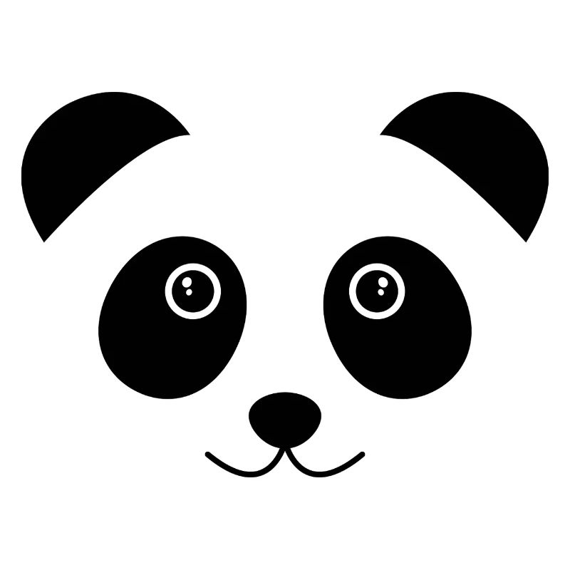 Visage de panda