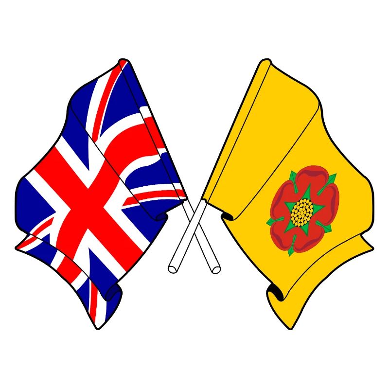 Lancashire & Great Britain Flag