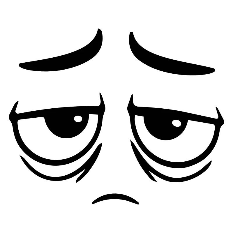 Grumpy sad disappointed face funny
