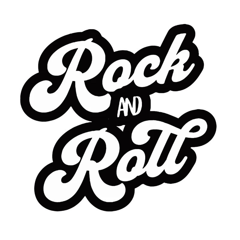 Rock and Roll Vintage Script