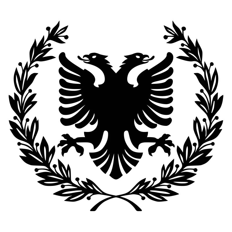 Shqipe Wreath – Albania Laurel Double Head Eagle