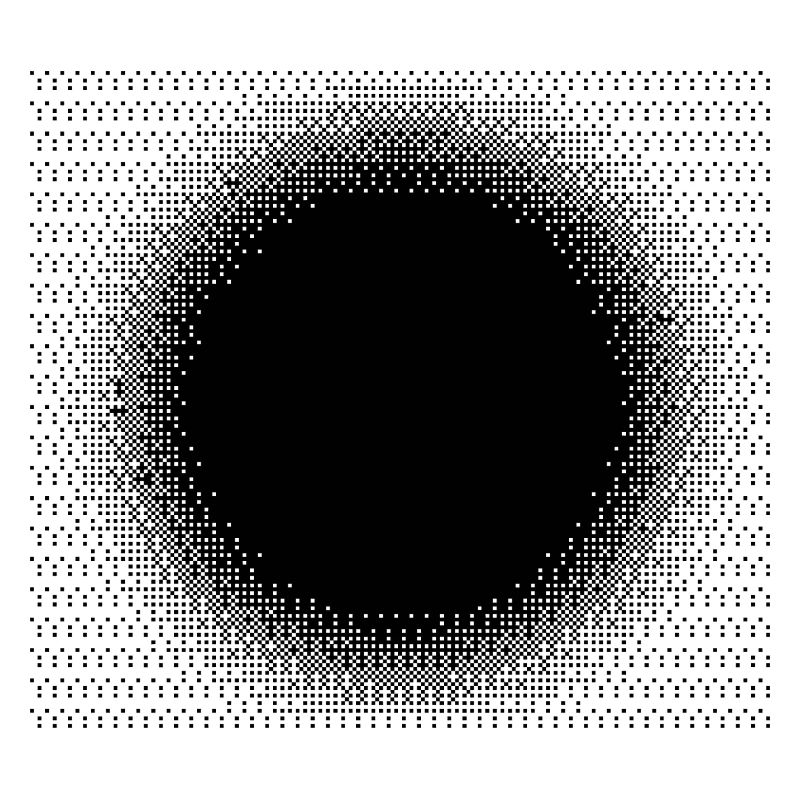 Design des points de soleil noirs