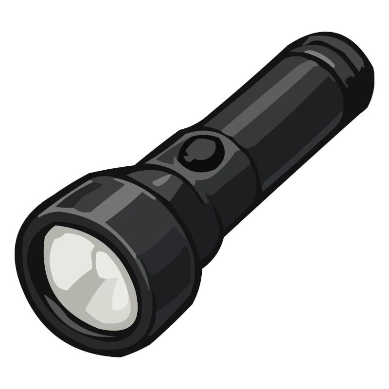 Illustration de lampe torche compacte