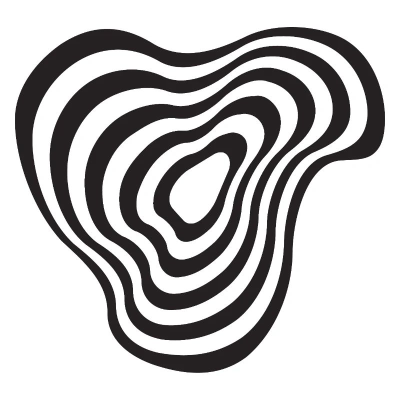 opart Conception de formes en lignes abstraites