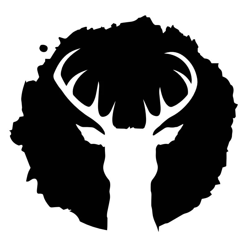 Un cerf Patch Graffiti