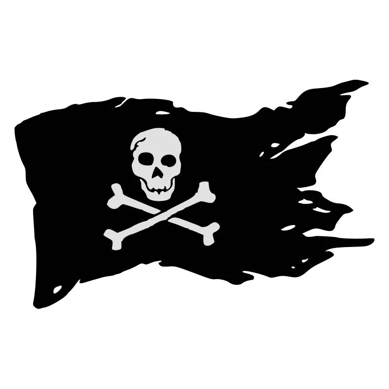 Pirate flag (colors can be customized!)