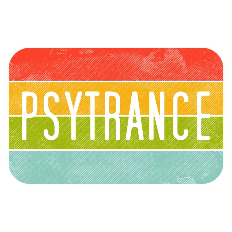 Psytrance Rayures Arc-en-ciel