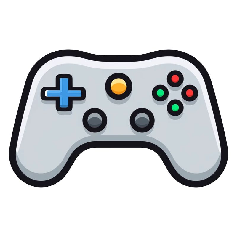 Gamepad-Logo, Controller, Retro-Konsole