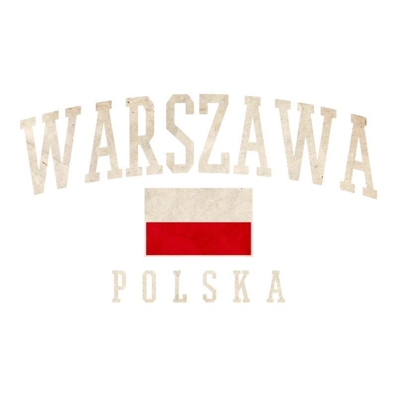 Varsovie Pologne Drapeau Style