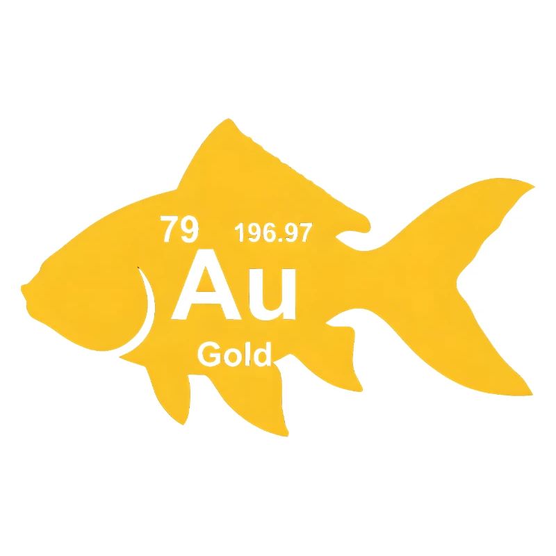Poisson rouge au Élément Or Amoureux de la Science
