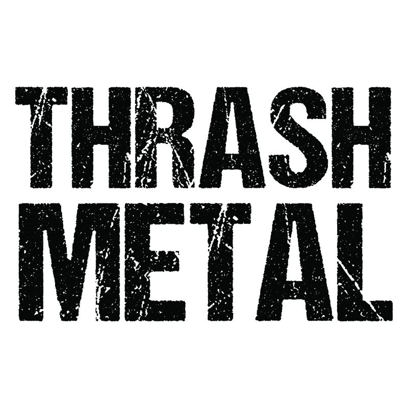 Thrash Metal Bold Typography