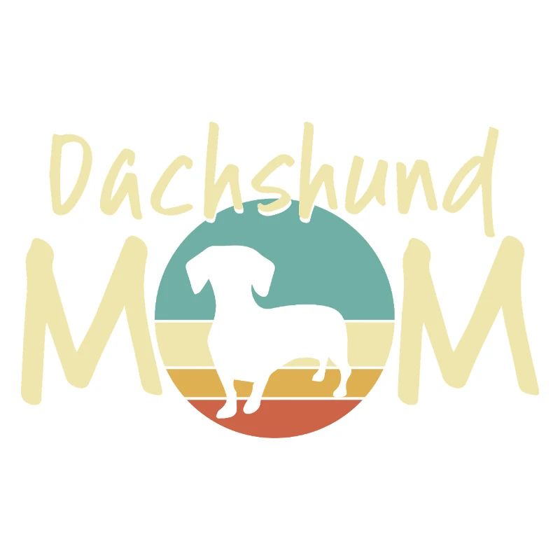 Dackel Mond Mutter Design