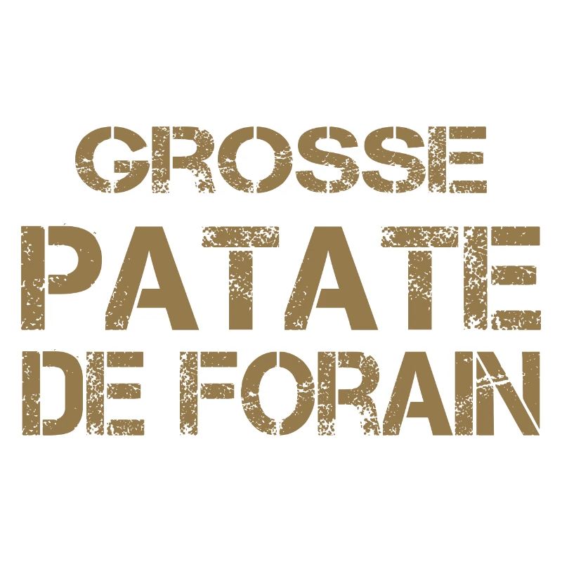 Grosse Patate de Forain ocre