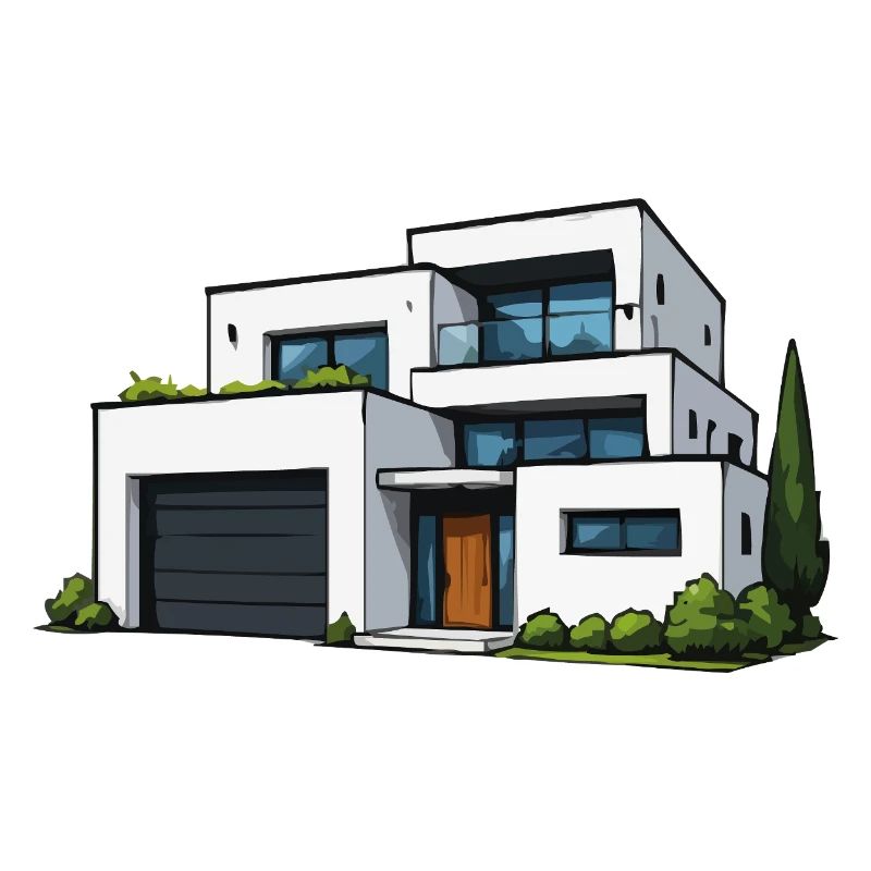 Moderne Flachdachvilla