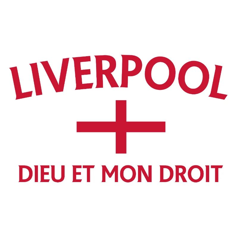 Le style de Liverpool avec le drapeau de l’Angleterre