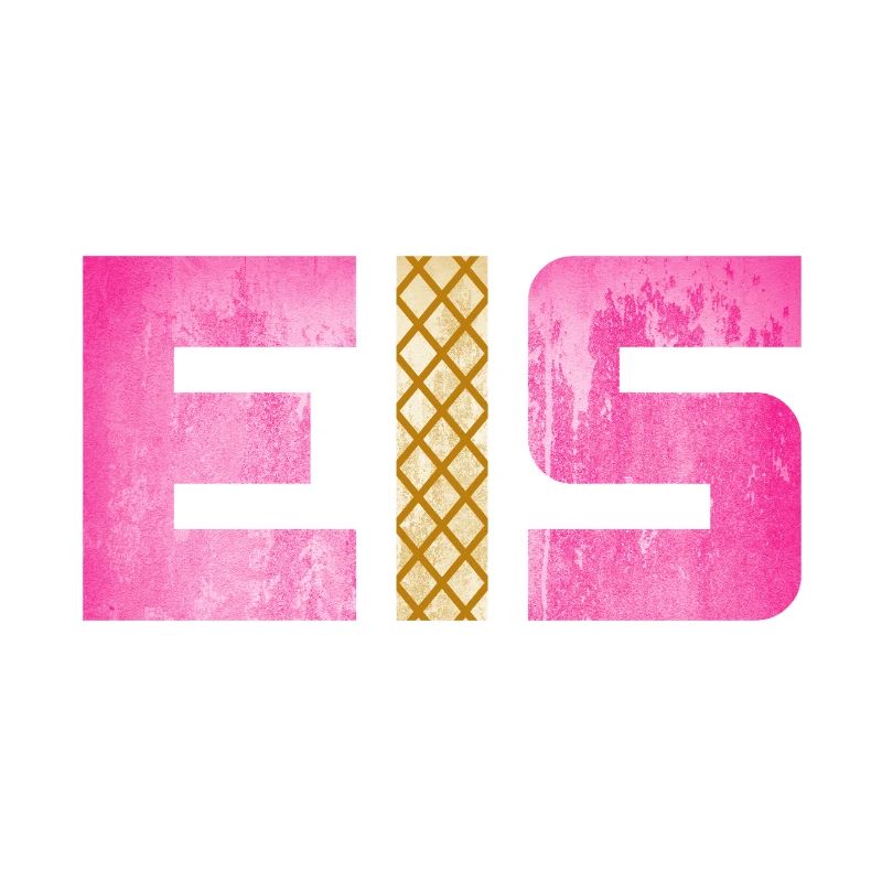 Eis Waffel Eisdiele Eiscreme Eiskrem Sommer pink