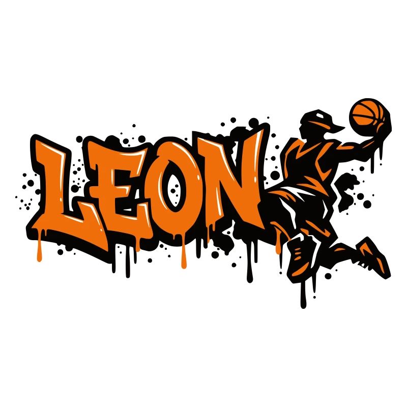 LEON Graffiti Basket-ball Dunk