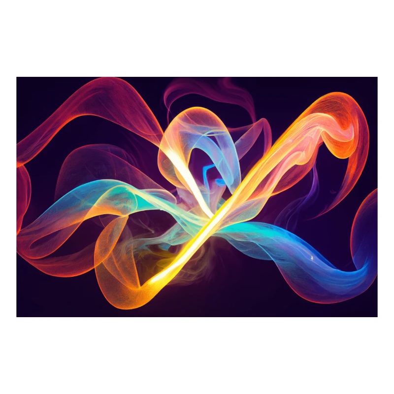 Rainbow rays in space