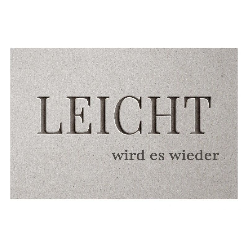 LEICHT wird es wieder
