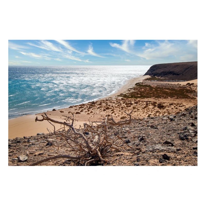 View over a beautiful bathing bay Risco del paso