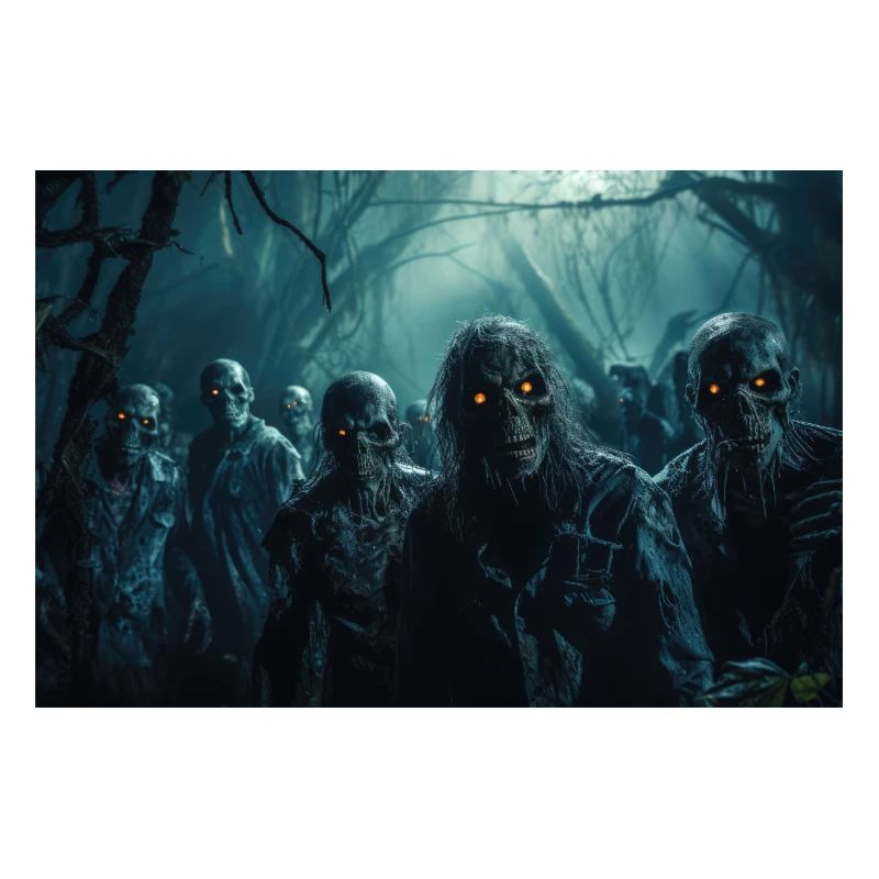 Zombiehorde, Querformat