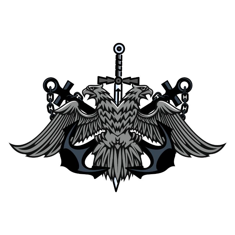 Blason de l’Aigle Jumeau avec épée