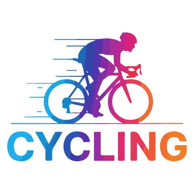 Gradient vibrant du cyclisme