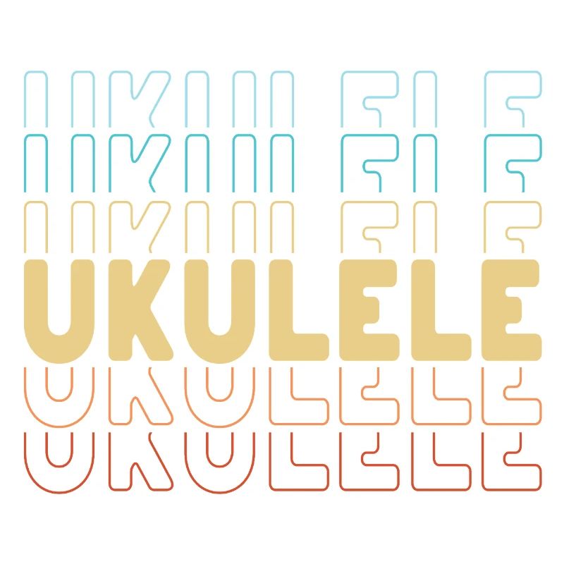 Typographie du ukulélé