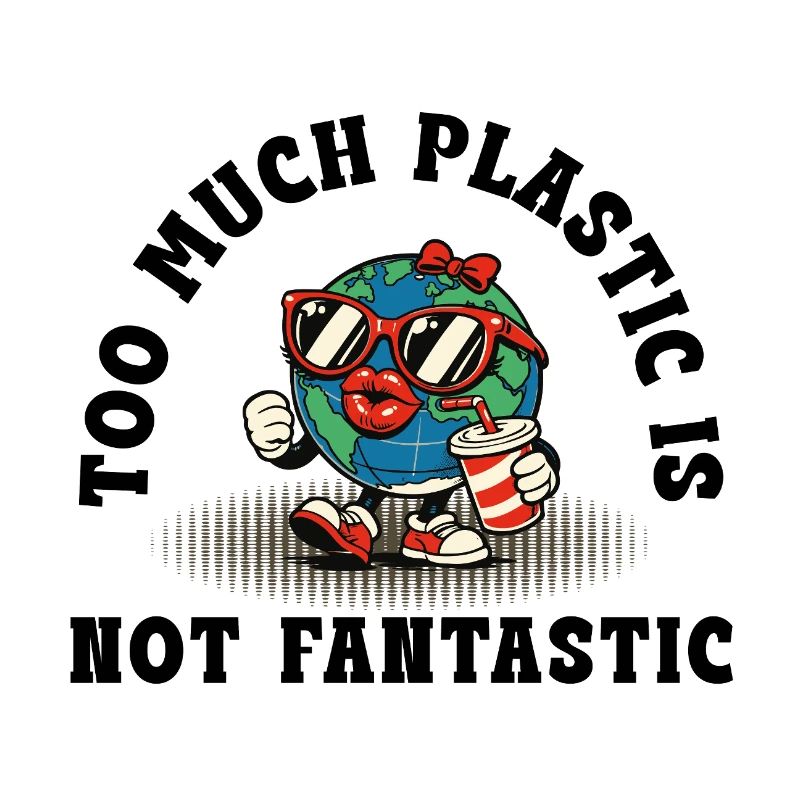 Plastic Is Not Fantastic – Retro Umwelt Statement