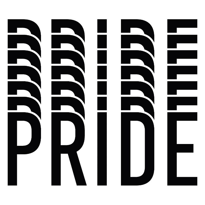 Pride Typography Contrast Pattern