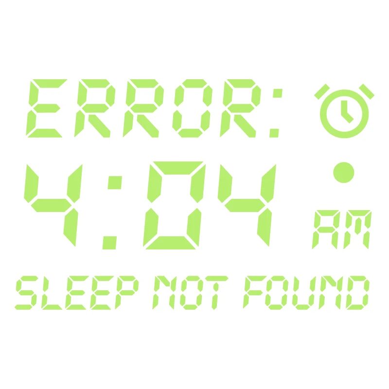 Error 404, sleep not found programmer gamble