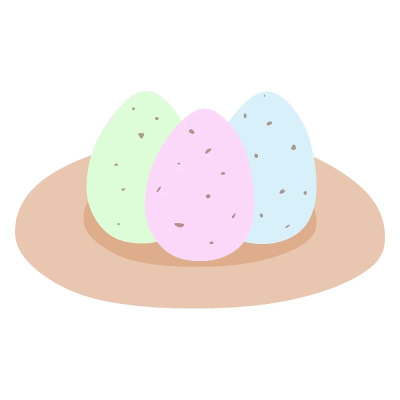 Pastel Easter Egg Nest