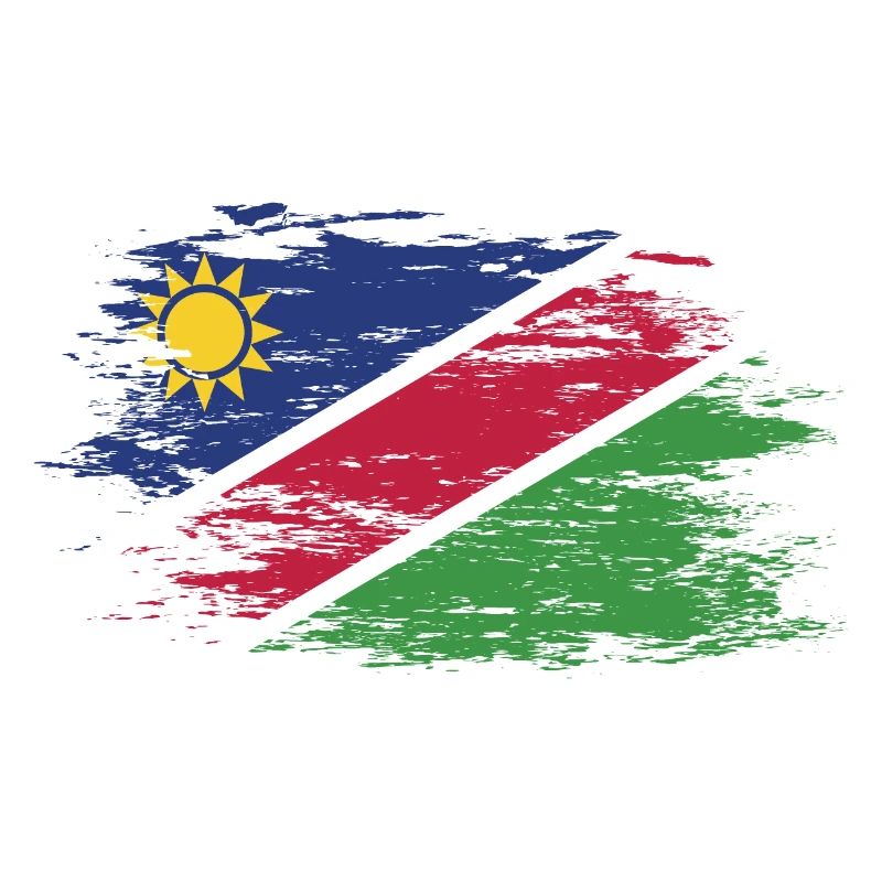 Namibia Flagge used