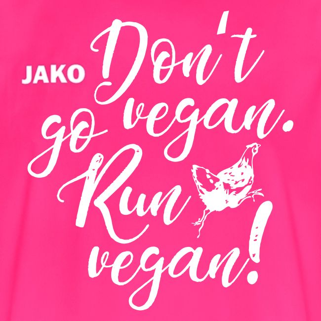 Run vegan!