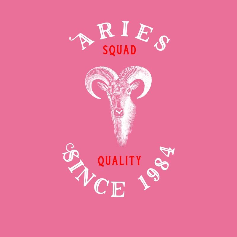 Widder Aries Bock Geschenk Sternzeichen Steinbock