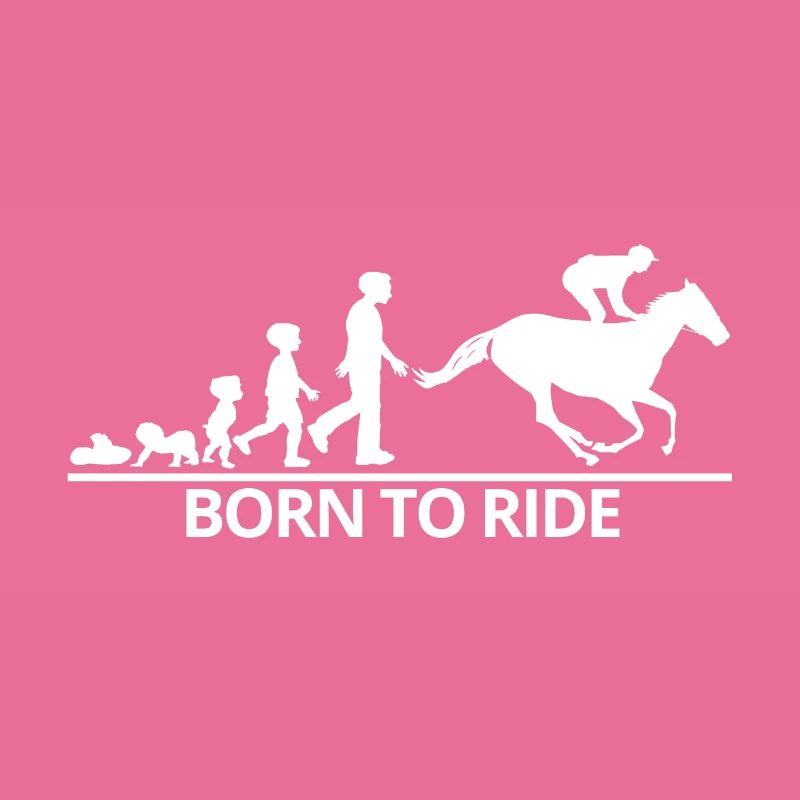 Pferde Pferd Reiterin Reiter Evolution Geschenk