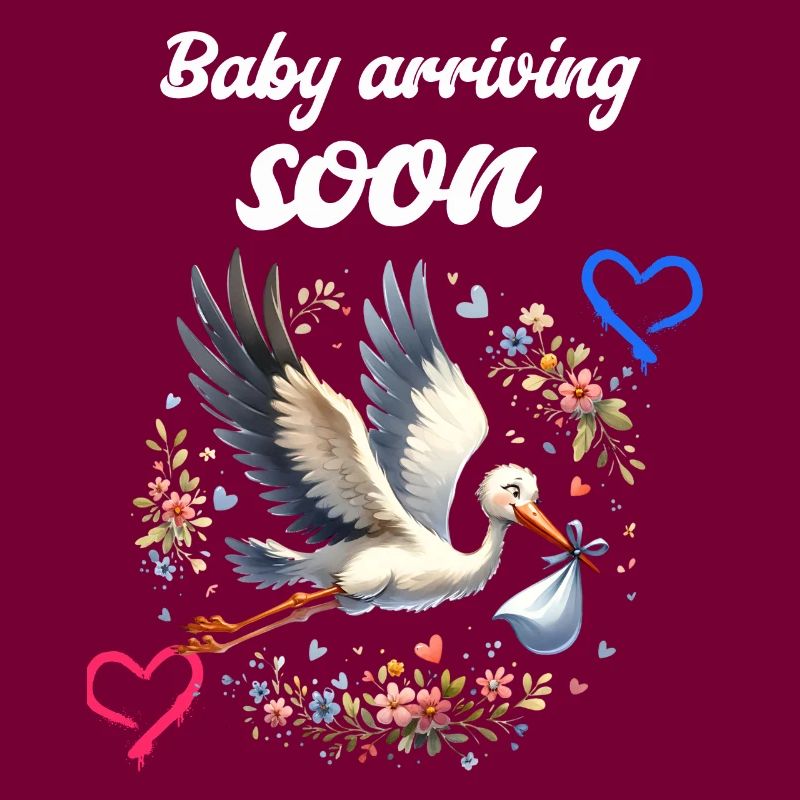 Bientôt je serai une mère, Avec la cigogne, bébé arrive bientôt