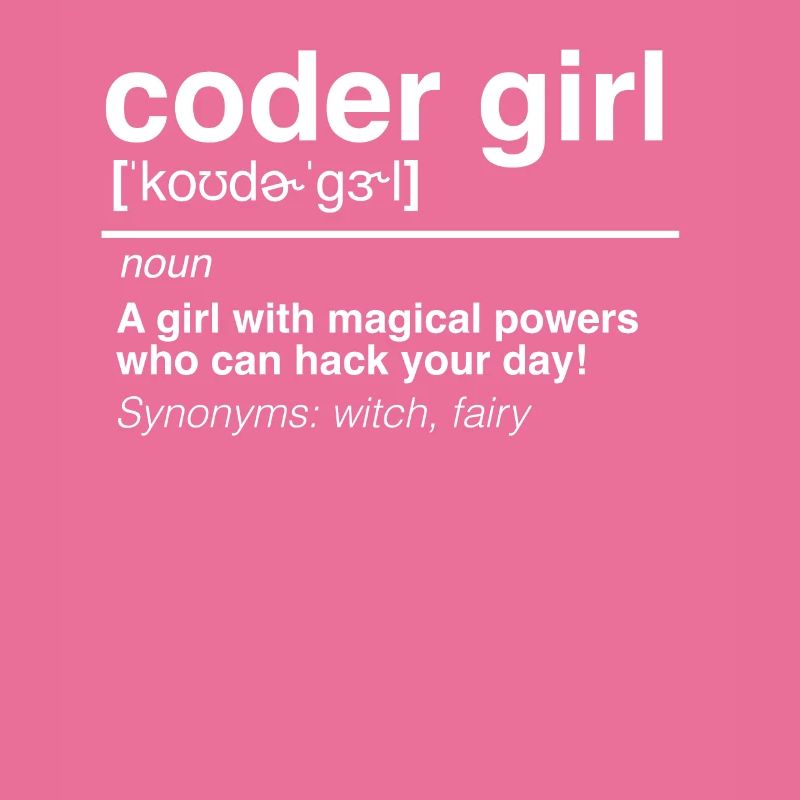 Coder Girl Software Entwickler Engineer Geschenk