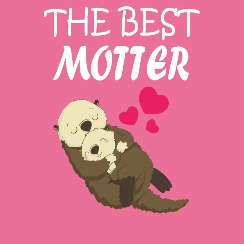 Beste Mutter Otter Bieber Mama Liebe