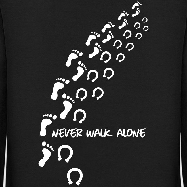 never walk alone horse - Frauen Hoodie