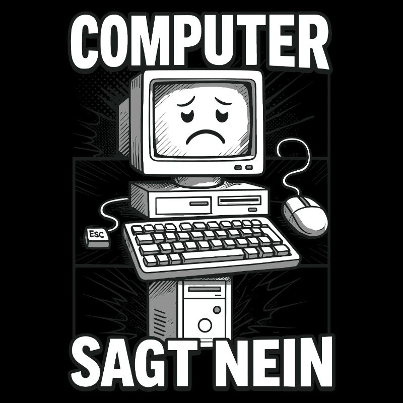 Computer says no - retro look