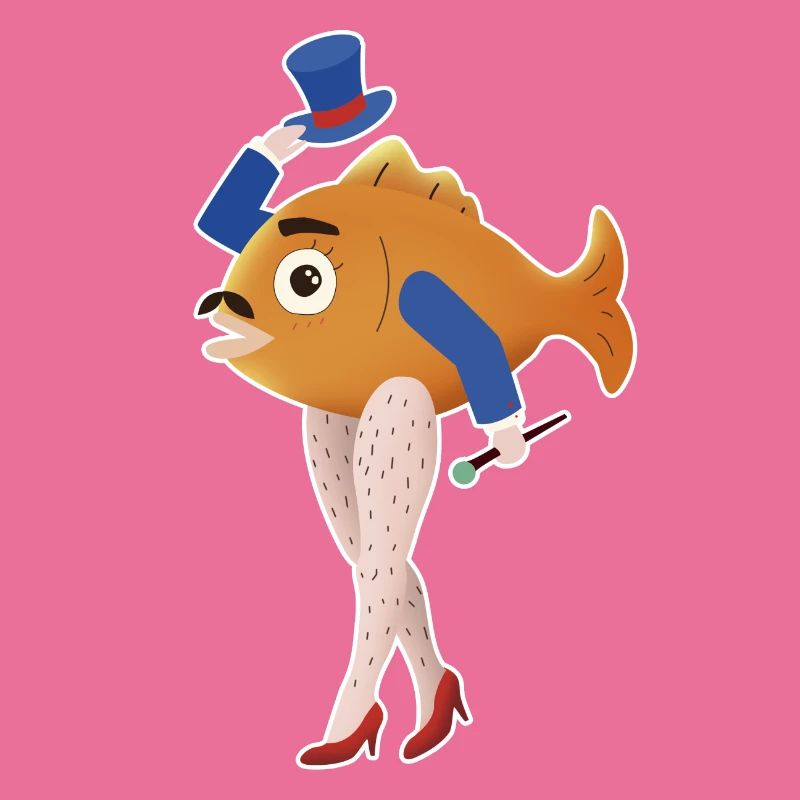 Fisch mit Beinen