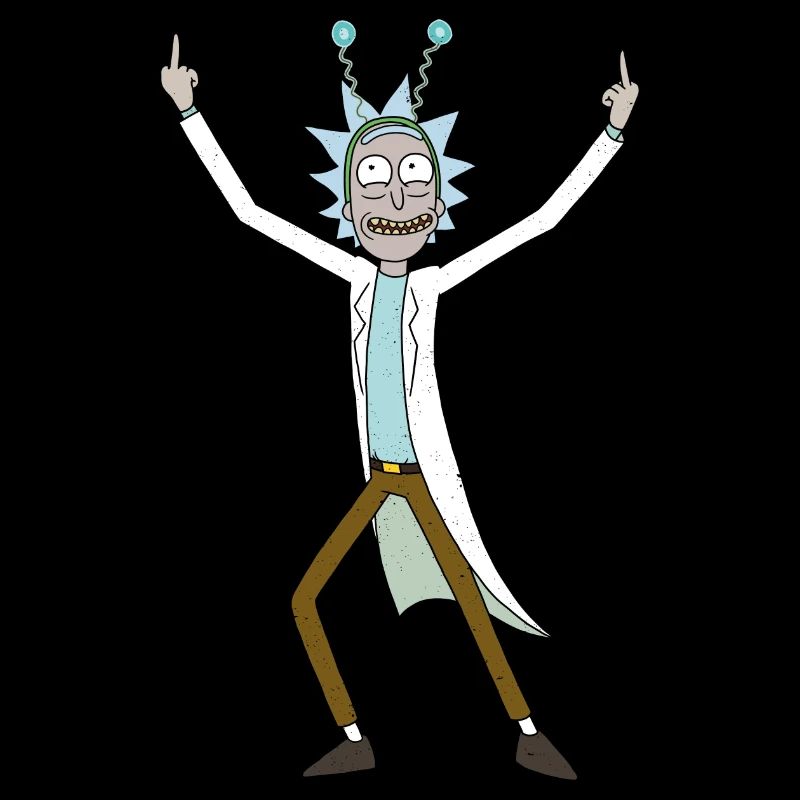 Rick & Morty Rick Sanchez Pose