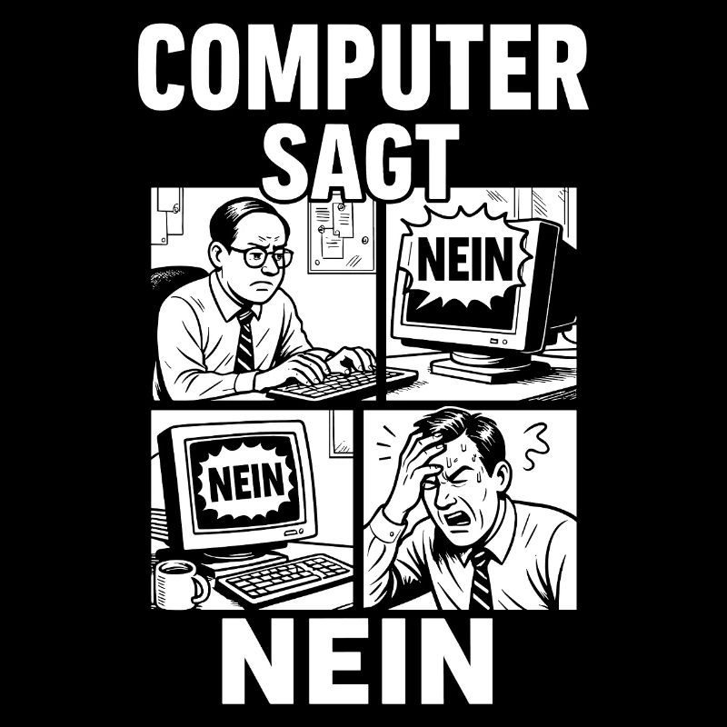 Computer says no - office frustration