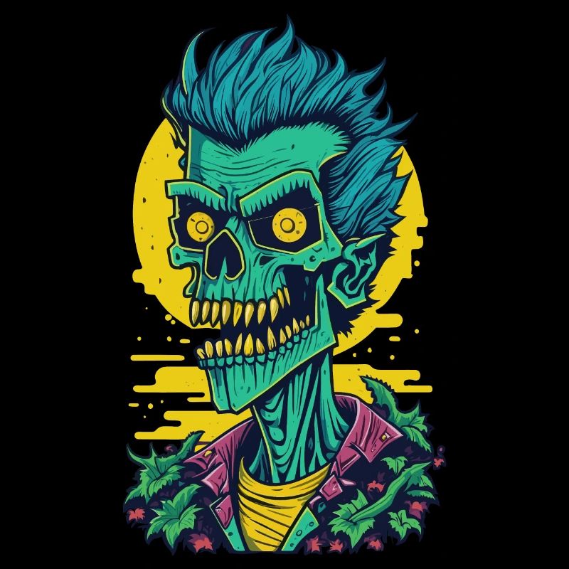 Zombie Comic Illustration